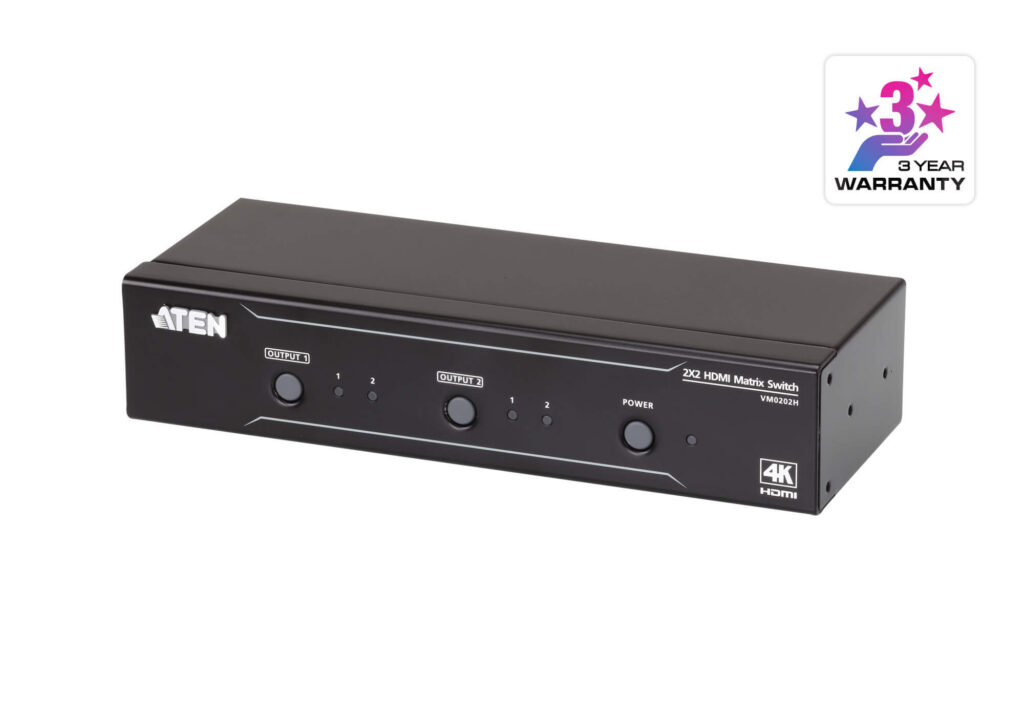 ATEN VM0202H - Matrycowy przełącznik wideo HDMI 2x2 4K
