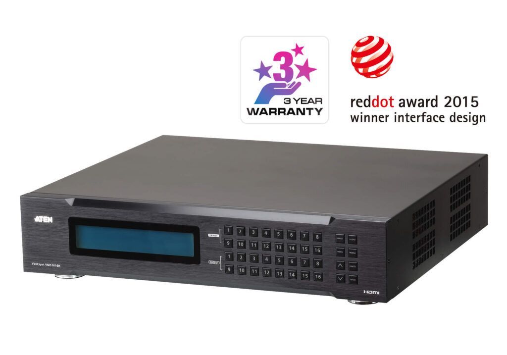 ATEN VM51616H - Matrycowy przełącznik wideo HDMI 16 x 16 ze skalerem