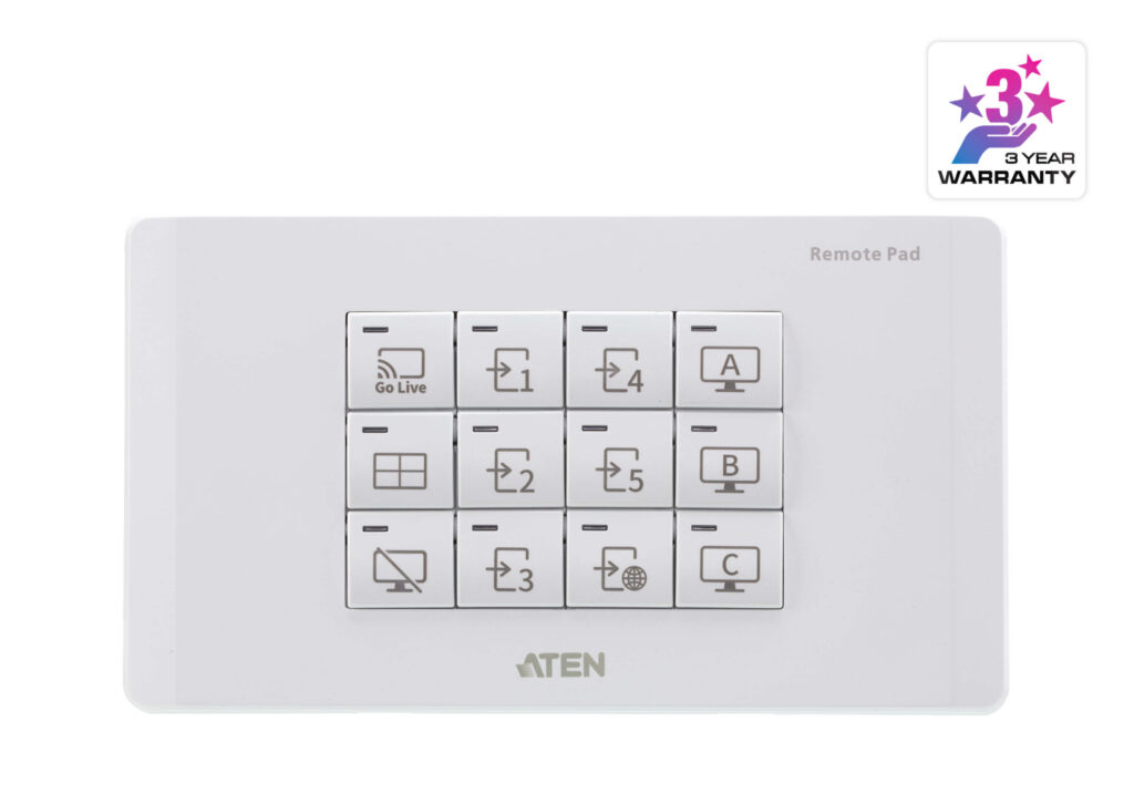 ATEN VPK312 - 12-klawiszowa sieciowa klawiatura sterująca (EU, 2 Gang)