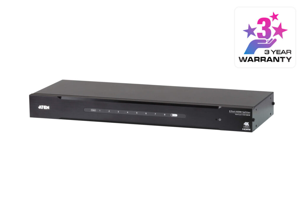 ATEN VS0108HB - 8-portowy rozdzielacz HDMI True 4K