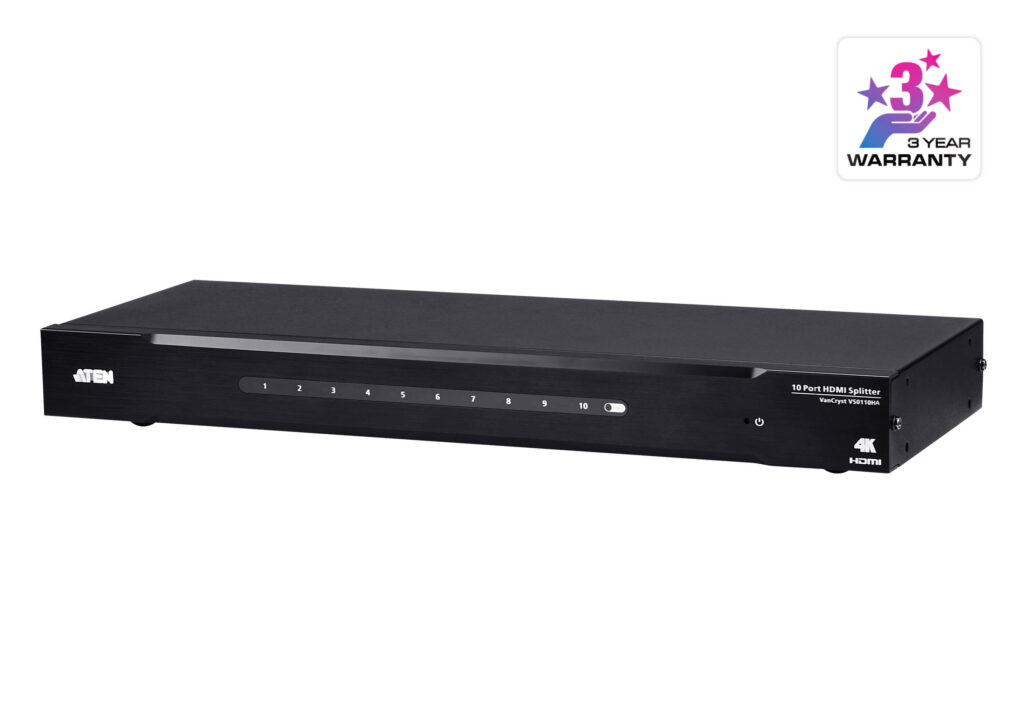 ATEN VS0110HA - 10-portowy rozdzielacz HDMI 4K