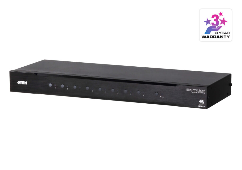 ATEN VS0801HB - 8-portowy przełącznik HDMI True 4K