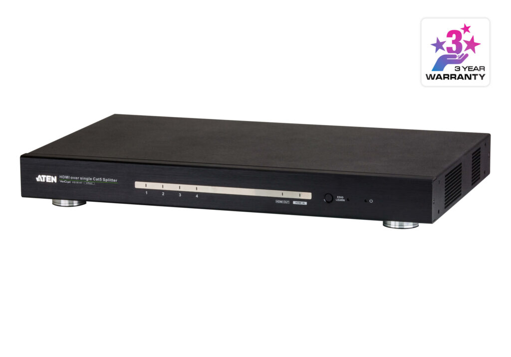 ATEN VS1814T - 4-portowy rozdzielacz HDMI HDBase-T (klasa A)