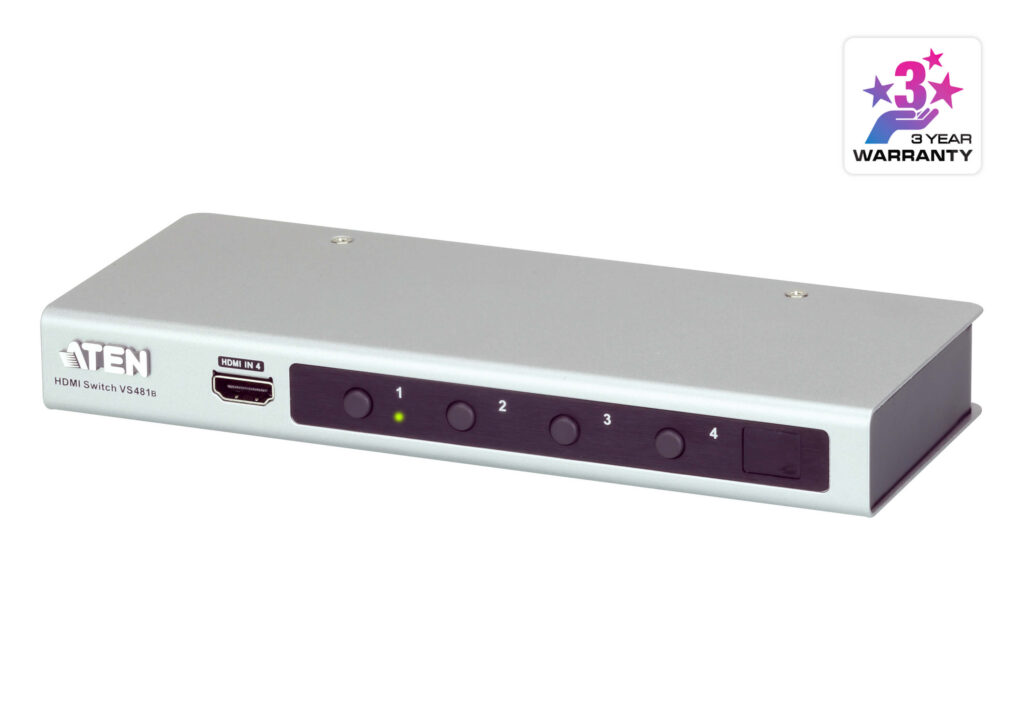 ATEN VS481B - 4-portowy przełącznik HDMI