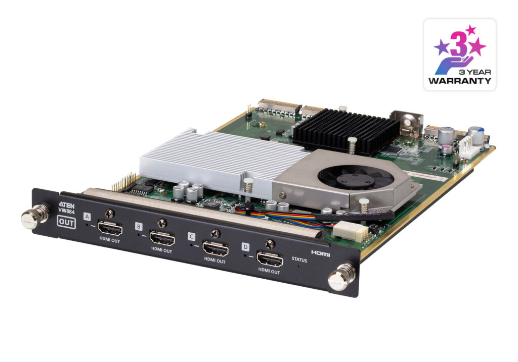 ATEN VW884 - 4-portowa karta wyjściowa HDMI 4K dla serii VW